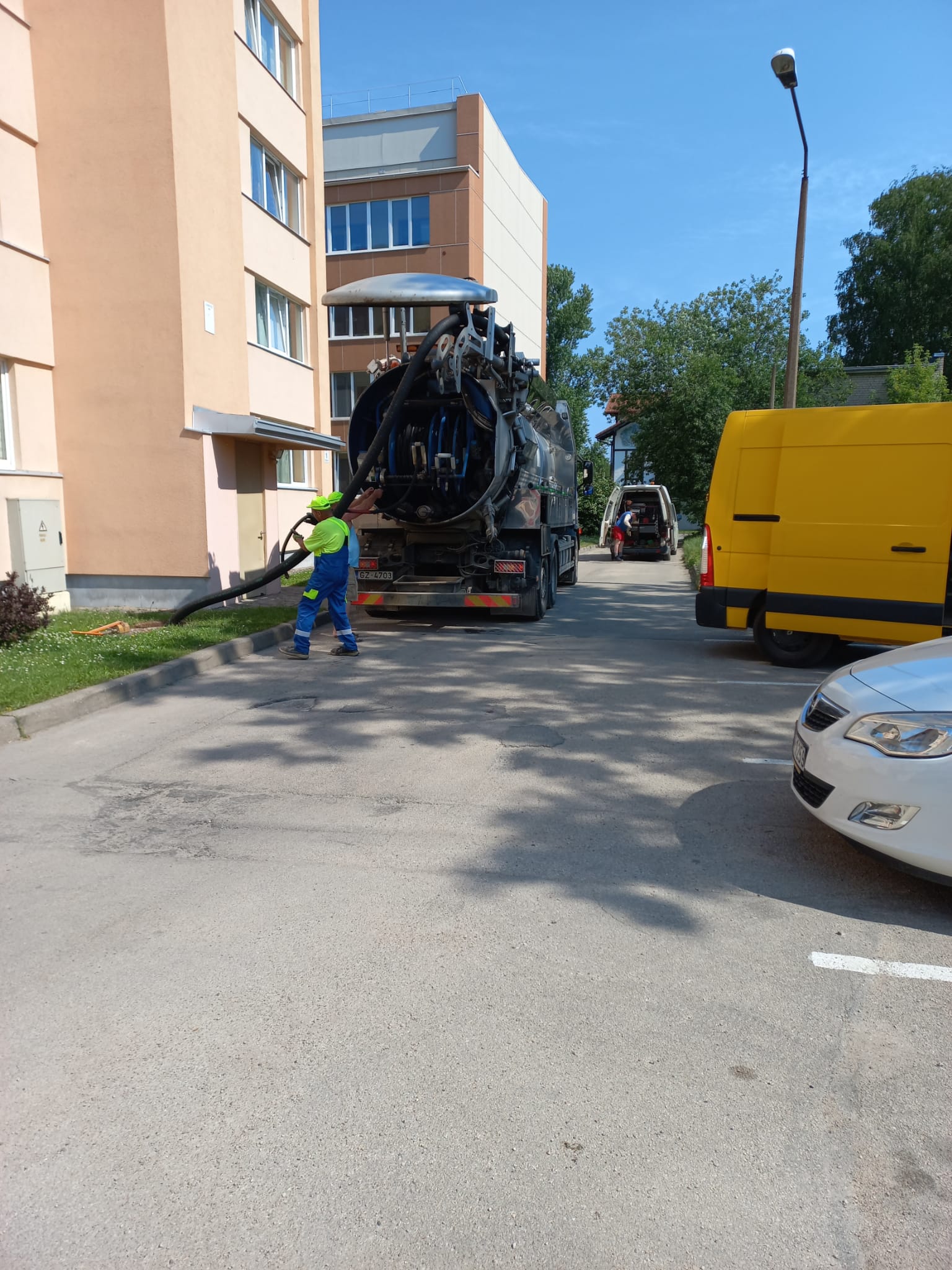 TV inspekcija sadzīves kanalizācijas tīkliem Čakstes ielā, Siguldā