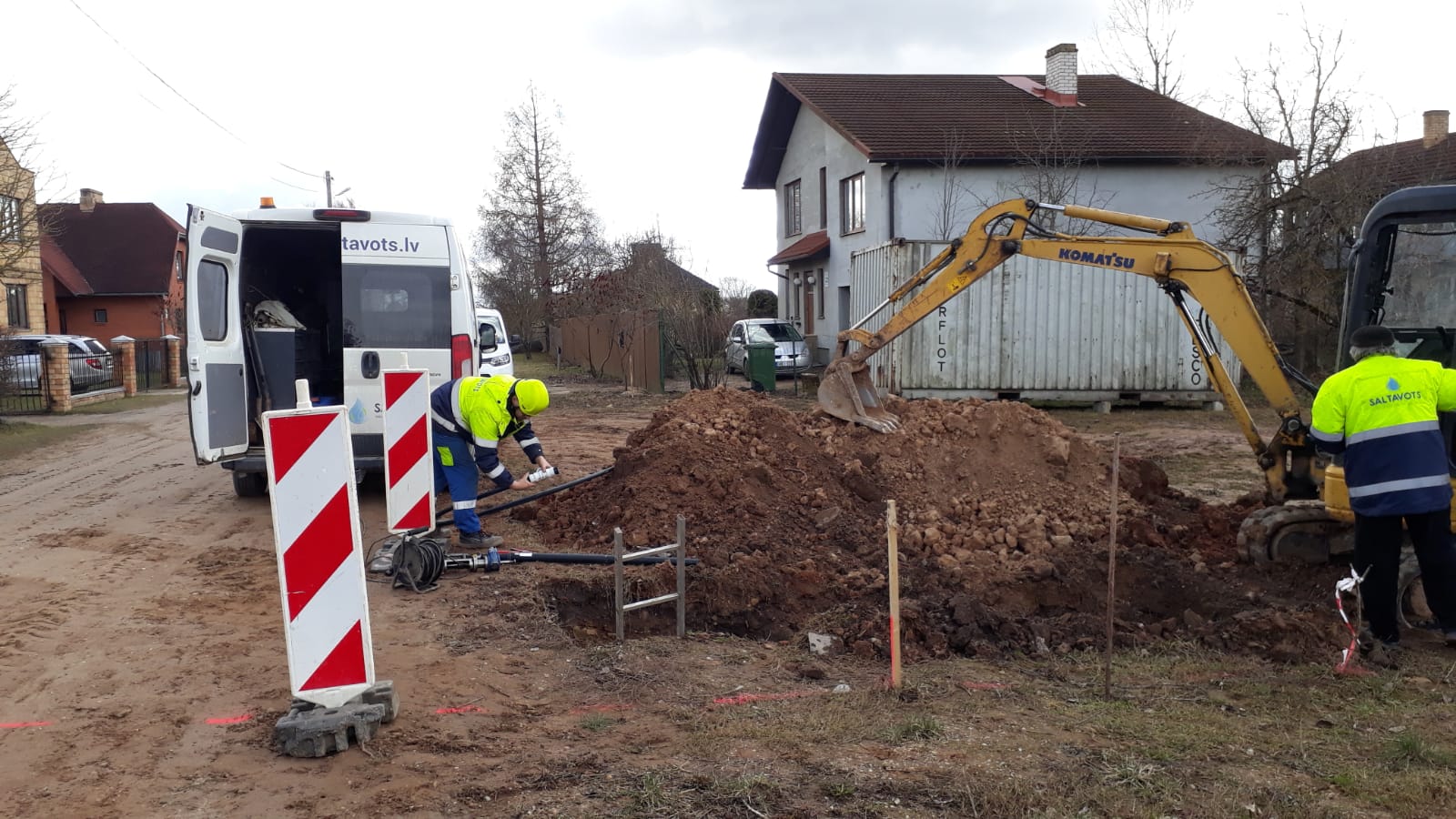 Ūdensvada pievada un sadzīves kanalizācijas atzara izbūve Pīlādžu ielā Siguldā