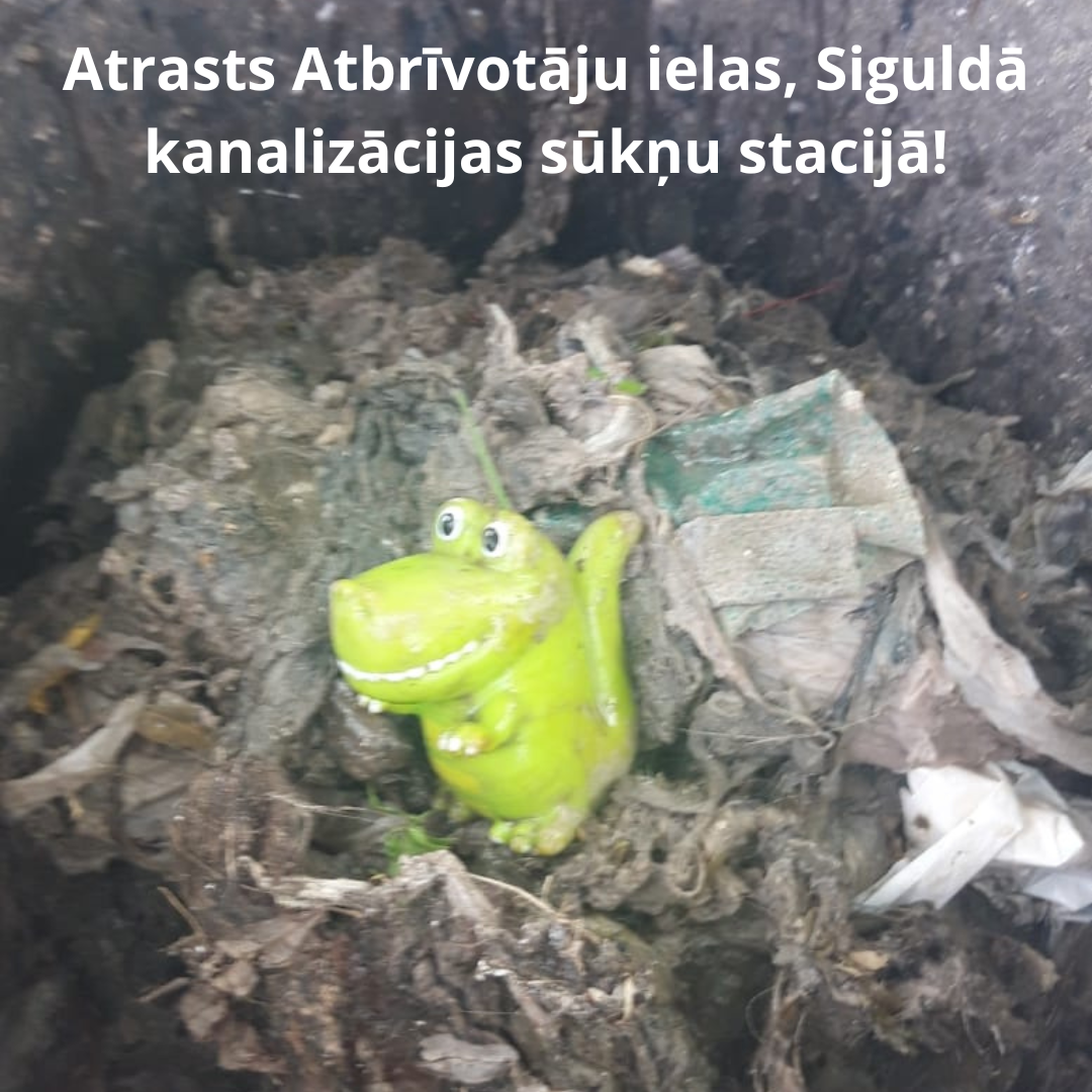 Atradums Atbrvotju ielas, Siguld kanalizcijas sku stacij